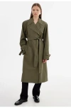 Lamarque Colette | Oversized Trench Coat In Green
