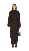 Lamarque Coreen Trench Coat In Burgundy