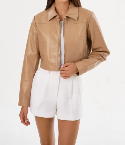 Lamarque Damiana Jacket In Camel In Brown
