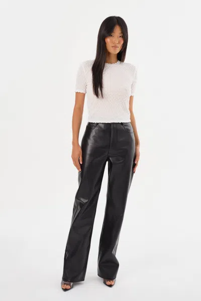 Lamarque Demora Recycled Leather Pants In Black
