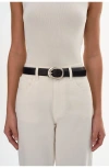 Lamarque Doha | Leather Belt In Black