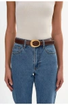 Lamarque Doha | Leather Belt In Brown
