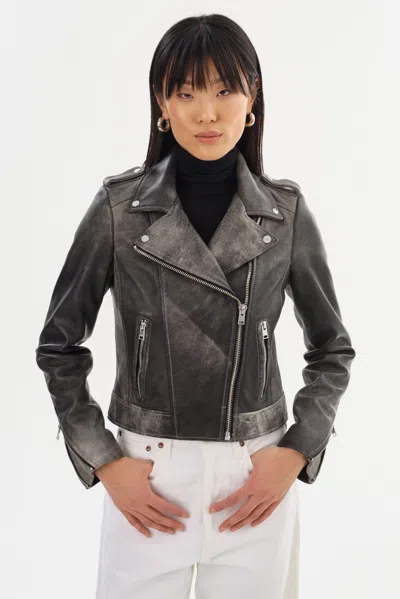 Lamarque Donna Iconic Leather Biker Jacket