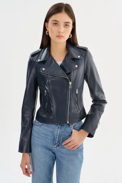 Lamarque Donna Iconic Leather Biker Jacket