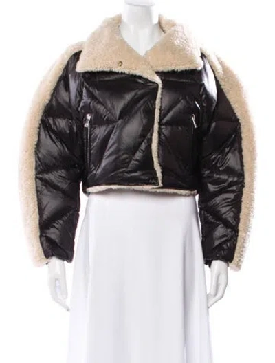 Pre-owned Lamarque Down Jacket In Black