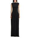 Lamarque Drop Waist Maxi Dress In Black