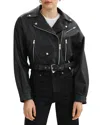 LAMARQUE DYLAN CROPPED LEATHER BIKER JACKET