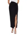 Lamarque Eileen Twist Front Skirt In Black