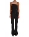 Lamarque Emile Bias Cut Pull-on Satin Pants In Black