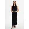 Lamarque Enza | Knit Halter Top In Black