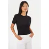 Lamarque Estir Crew Neck T-shirt In Black