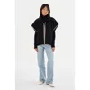 Lamarque Eudora Polar Fleece Vest In Black