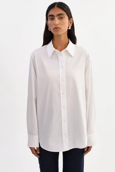 Lamarque Eve Button Down Shirt In White