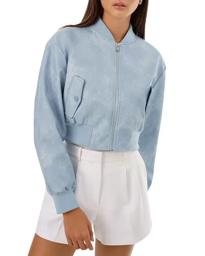 Lamarque Evelin D Jacket In Distressed Blue