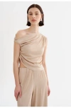Lamarque Evonne | One Shoulder Top In Gold