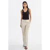 Lamarque Faith Faux Leather Relaxed Pant In Neutral