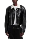 LAMARQUE FAUX LEATHER JACKET