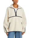 LAMARQUE HELSA HALF-ZIP FLEECE PULLOVER