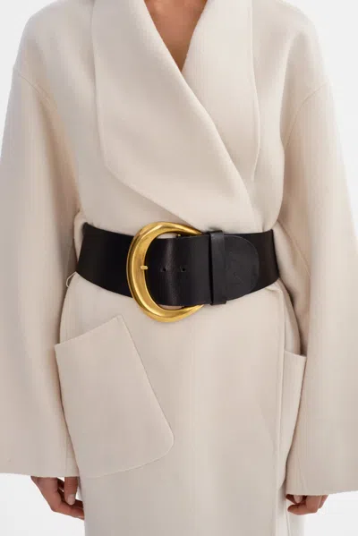 Lamarque Florence Large Gold Buckle Belt