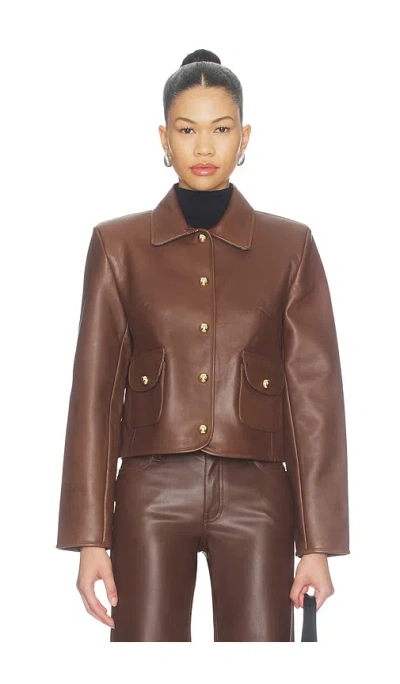 Lamarque Francesca Jacket In Brown