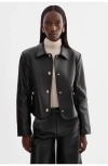 Lamarque Francesca | Leather Jacket In Black