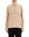 Lamarque Helsa Half-zip Fleece Pullover In Neutral