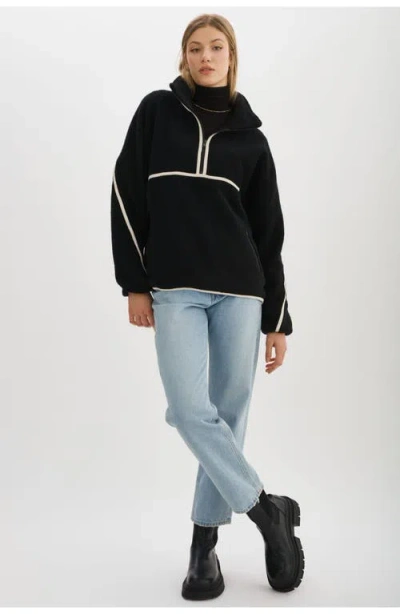 Lamarque Helsa | Polar Fleece Pullover In Black