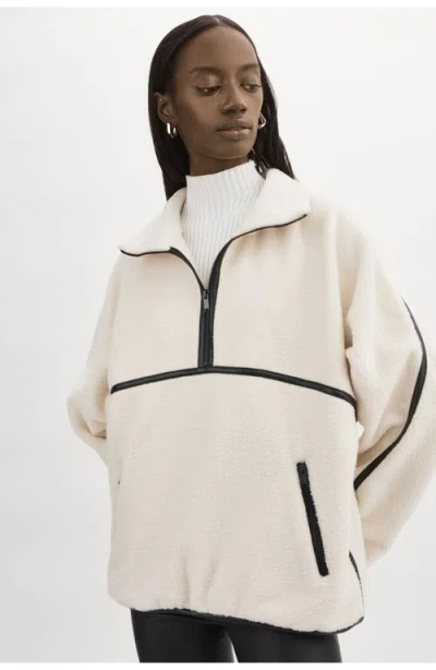 Lamarque Helsa | Polar Fleece Pullover In White