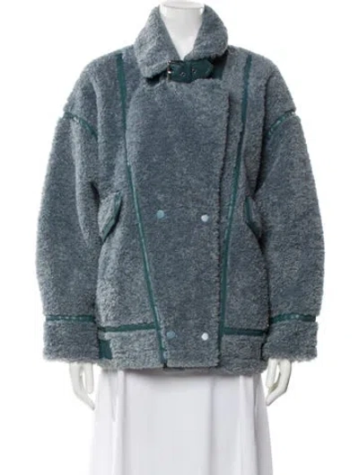 Pre-owned Lamarque Jacket In Blue