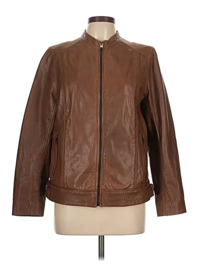 Pre-owned Lamarque Jacket In Brown
