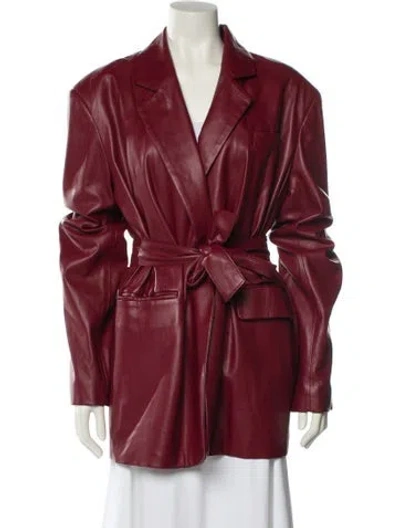 Pre-owned Lamarque Jacket W/ Tags In Red
