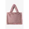 Lamarque Jade Faux Fur Tote Bag In Multi