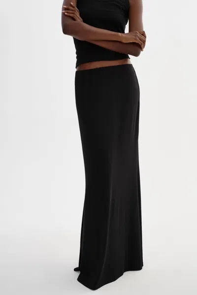 Lamarque Jazmin Knit Maxi Skirt In Black