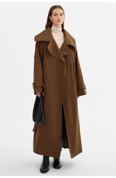 Lamarque Josephine | Oversized Trench Coat In Brown