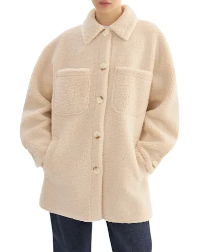 Lamarque Kane Sherpa Jacket In Beige