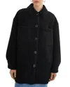 Lamarque Kane Sherpa Jacket In Black