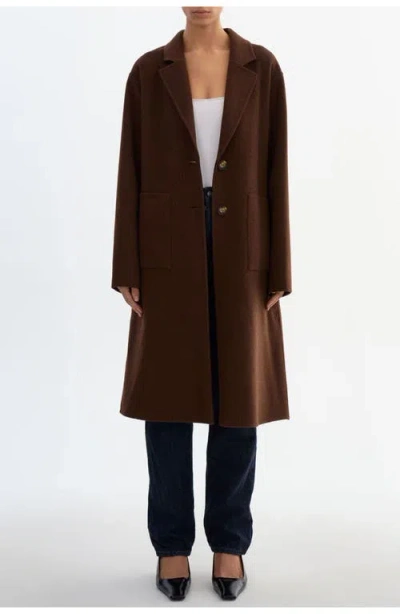 Lamarque Katie | Reversible Wool Coat In Leopard