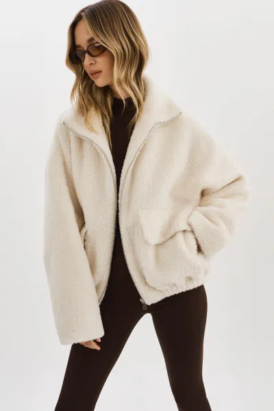 Lamarque Kim Sherpa Jacket In Multi