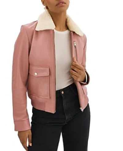 Lamarque Klemence Jacket In Mauve Pink