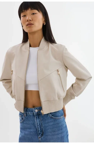 Lamarque Kordella | Reversible Leather Bomber Jacket