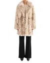 Lamarque Ladies Faux Fur Coat In Brown