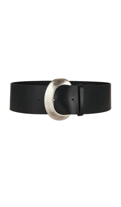Lamarque Leather Belt In Black