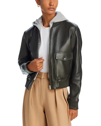 LAMARQUE CADANCE LEATHER BOMBER JACKET