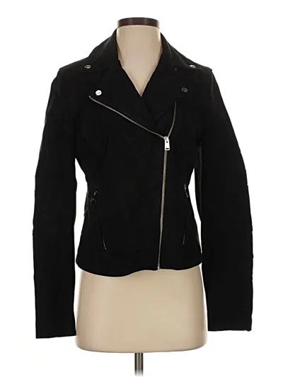Pre-owned Lamarque Leather Jacket In Black