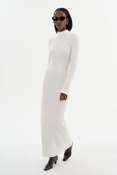 Lamarque Lindsay Knit Maxi Dress In White