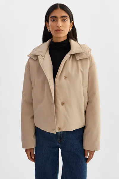 Lamarque Loz Padded Jacket In Neutral