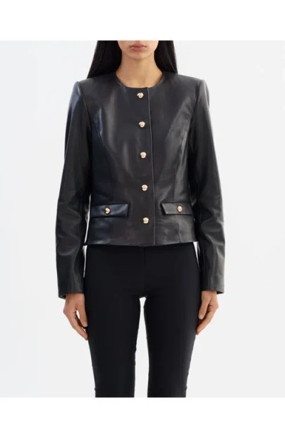 Lamarque Lynn | Leather Jacket In Black