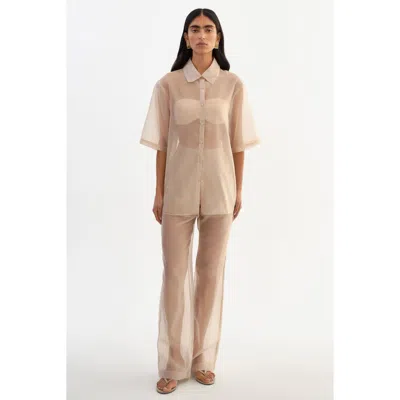 Lamarque Manda | Sheer Shirt In Nude