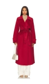 Lamarque Margaret Coat In Red