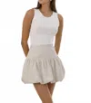 Lamarque Marigold Bubble Skirt In Whisper White In White